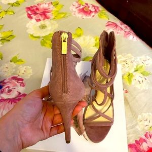 Jessica Simpson Suede Mauve Heels
